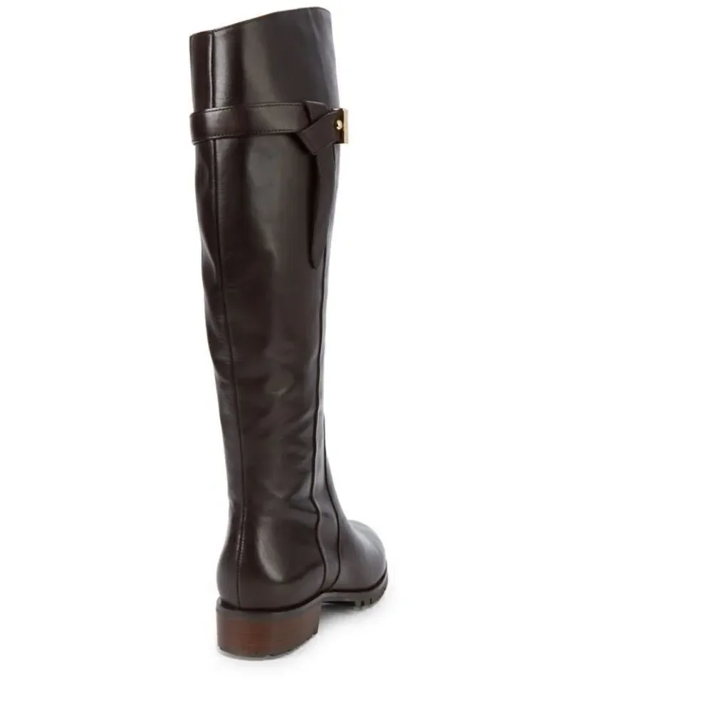 Karl Lagerfeld 9 Brown Shiloh boots new in the box